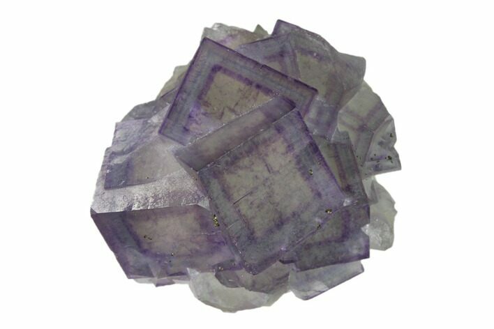 Multicolored Cubic Fluorite With Phantoms - Yaogangxian Mine #148196